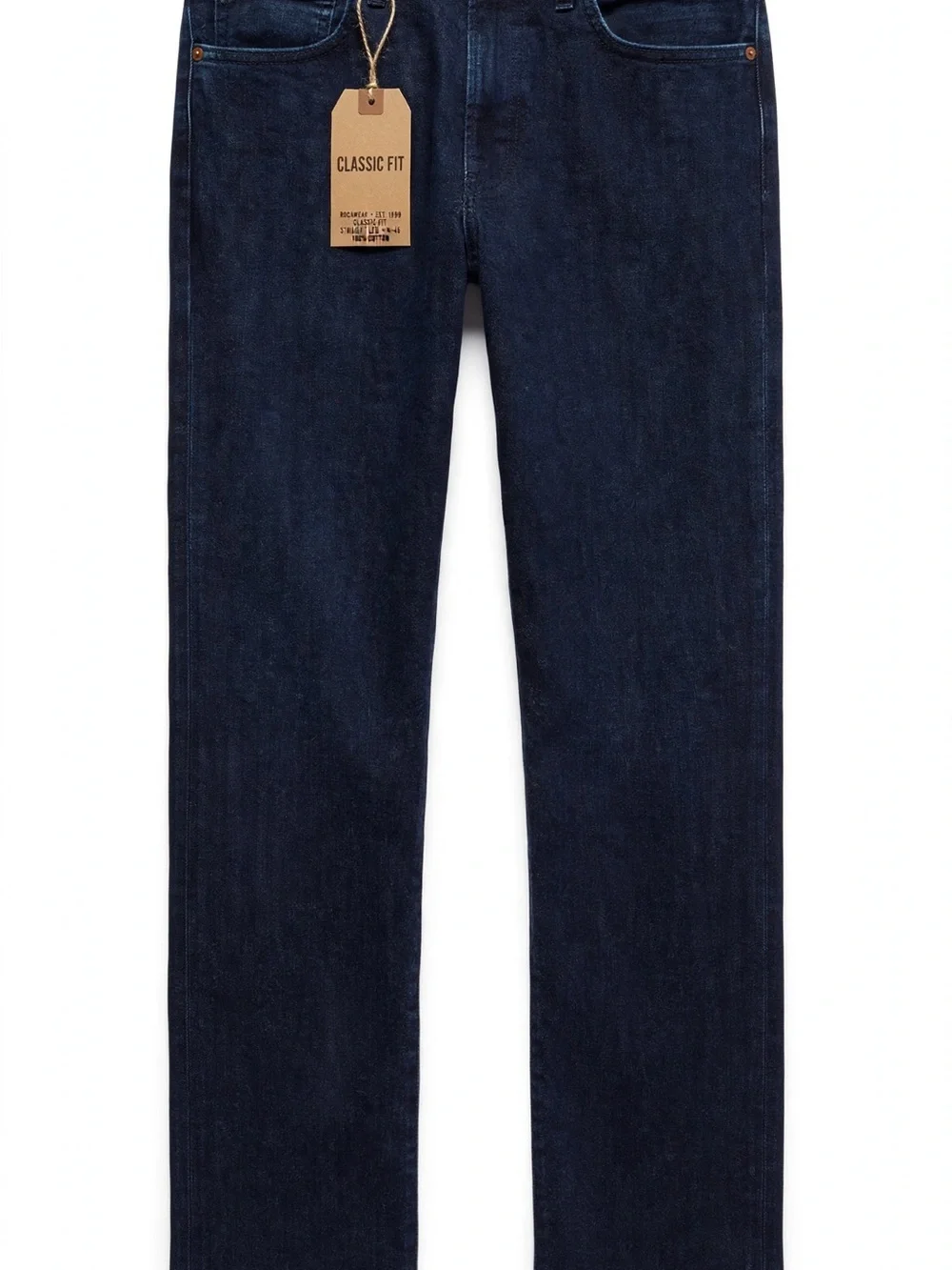 Rocawear Men's Classic Fit Dark Blue Wash Denim Jeans Size 46